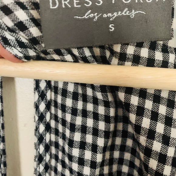 Open Back Gingham Romper - Picture 5 of 5